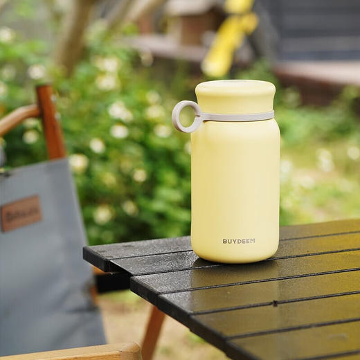 北鼎（Buydeem）保温杯316不锈钢 儿童迷你可爱水杯 出行便携保温杯 CD1013鹅仔黄 商品图8