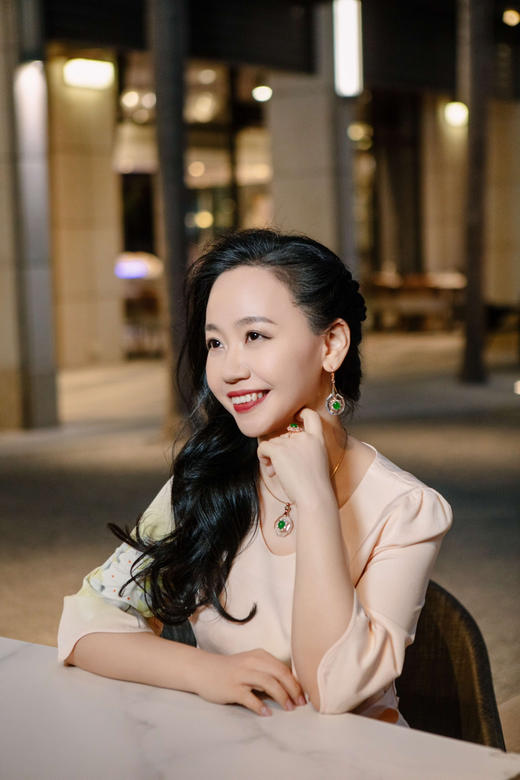 【莲开心喜】翡翠水晶挂坠   GZ12210072 商品图9