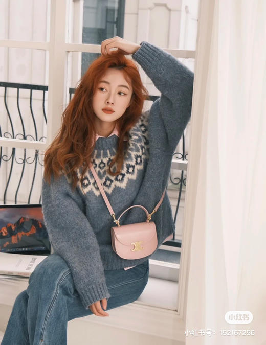 Celine迷你马鞍-粉色 商品图2