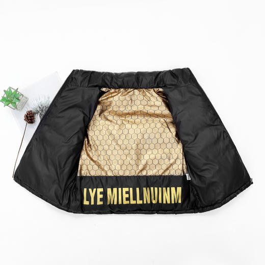 【黑金儿童羽绒棉马甲】 秋冬男女童加厚保暖立领马甲棉服 石墨烯+三防面料 商品图9