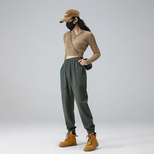 鸟家同款纯面料【硬核七防情侣冲锋裤】上身立体视觉显高6cm！！抗寒抗皱防风防水耐磨透气轻便超硬核！ 商品图3