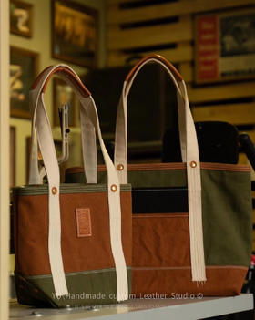 YU LEATHER/CA23CT-L/彩色托特包
