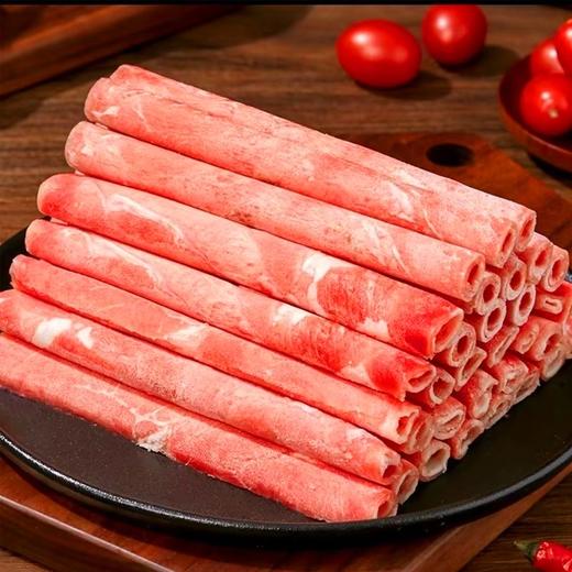 北海湾安格斯谷饲原切牛肉卷200g*10包 火锅烤肉肥牛4斤 商品图1