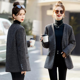 冬季新款，中长款时尚简约大气白鸭绒羽绒服外套HRYZ9576