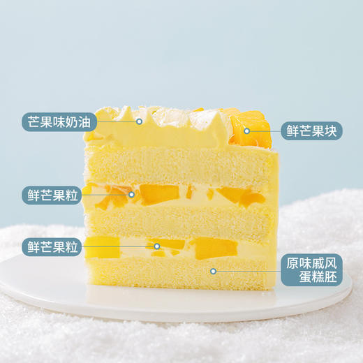 【清甜多汁】芒芒雪山蛋糕，香甜多汁新鲜芒果+细腻芒果奶油（全国正价链接） 商品图3