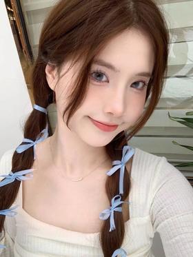 Sntty月抛美瞳 水蓝灰 14.2mm