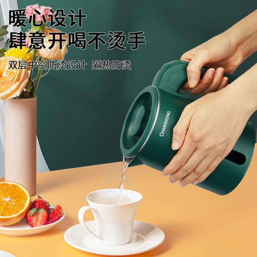 「迷你便携款！三色可选」0.6L迷你电热水壶 出差办公烧水壶便携户外旅行迷你热水壶生活厨房电器 商品图2
