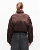 Shoreditch Ski Club - Woven Roux Puffer Jacket - Bitter Chocolate Brown - 女装 - 夹克 - 棕色 商品缩略图4