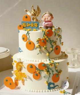 【臻品系列】---【万柿如意—寿婆可换寿公】