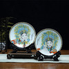 《国粹双绝》艺术赏盘 手工绘制 赠送龙头底座 商品缩略图0