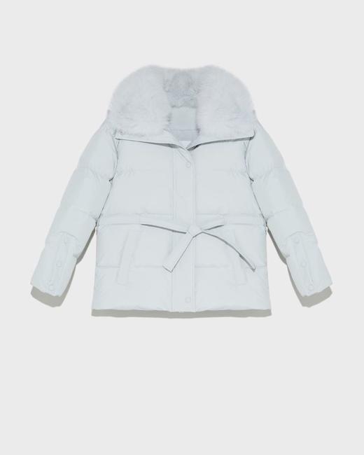 Yves Salomon - Down Jacket Technical - 女装 - 羽绒服 - 淡蓝色 商品图0