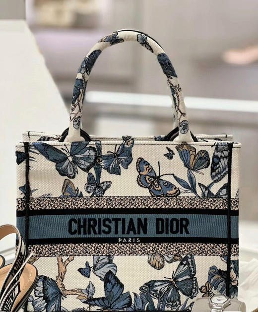 Dior托特小号-蓝蝴蝶 商品图4