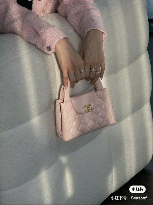 𝟐𝟑𝙆 kelly手柄包-粉色 商品图2