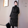冬季新款，时尚设计感显瘦A型长款过膝V领复古盘扣羽绒服HR-KJFD187 商品缩略图9