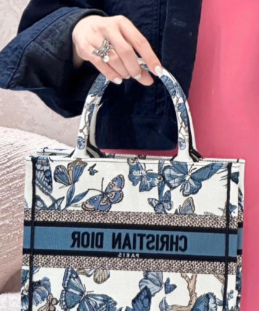 Dior托特小号-蓝蝴蝶 商品图3