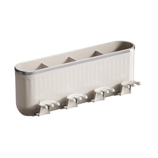 牙刷置物架免打孔刷牙杯漱口杯挂墙架子壁挂式卫生间电动家庭套装 商品图4