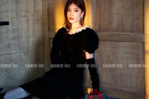 【门店同款】冬季派对复兴-袖套花边领轻礼服 155495079 商品图2