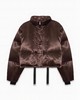 Shoreditch Ski Club - Woven Roux Puffer Jacket - Bitter Chocolate Brown - 女装 - 夹克 - 棕色 商品缩略图0