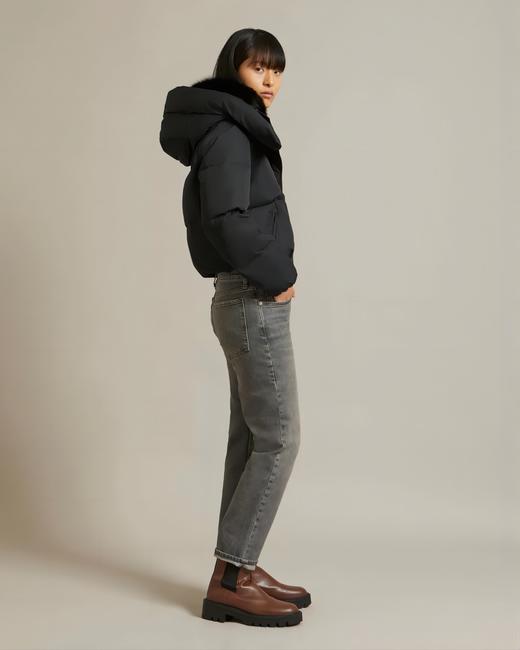 Yves Salomon - Puffer Jacket CB - 女装 - 羽绒夹克 - 黑色 商品图2