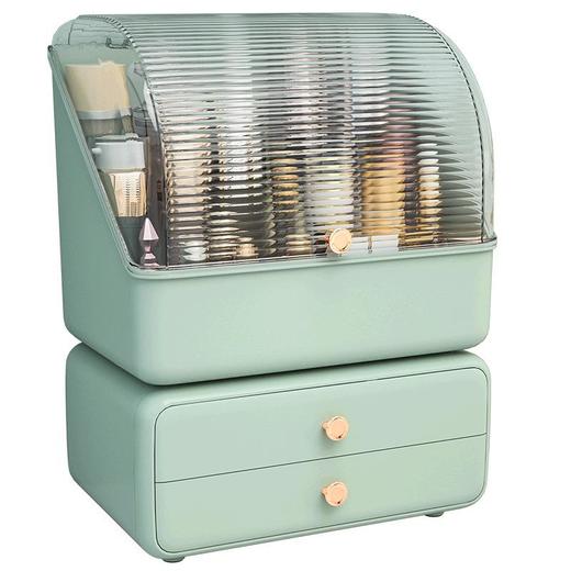 化妆品收纳盒桌面防尘收纳箱抽屉式护肤品化妆品梳妆台整理储物盒 商品图4