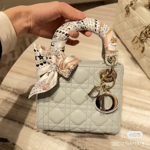 三格戴妃包 〰️湖水蓝 商品图2