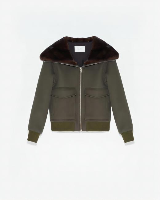 Yves Salomon - Jacket BCD - 女装 - 夹克 - 墨绿 商品图0