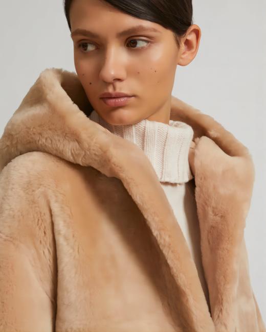 Yves Salomon - Jacket IML - 女装 - 夹克 - 淡橙色 商品图4