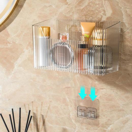 卫生间镜柜收纳盒浴室化妆品口红香水置物架梳妆台橱柜壁挂整理盒 商品图3