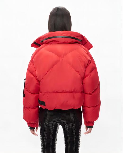 Shoreditch Ski Club - Woven Diana Puffer Jacket - Red - 女装 - 夹克 - 红色 商品图4