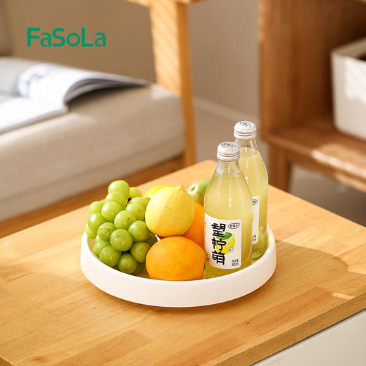 FaSoLa厨房置物架多功能调料品收纳转盘旋转式家用厨房调料瓶神器 商品图4