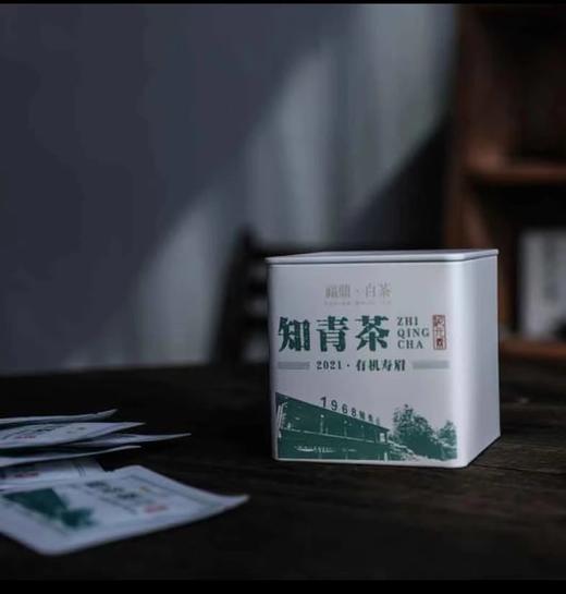 2021年知青茶小饼干茶有机一级寿眉豆香花香独立小包装75g 商品图0
