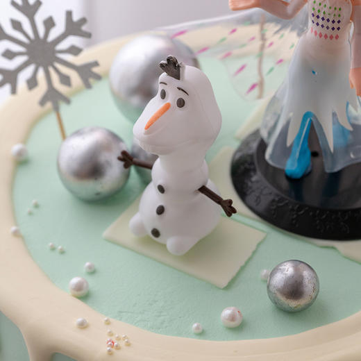情景蛋糕 冰雪奇缘 艾莎公主 牛奶奶油情景蛋糕 生日蛋糕 大理同城送 商品图3
