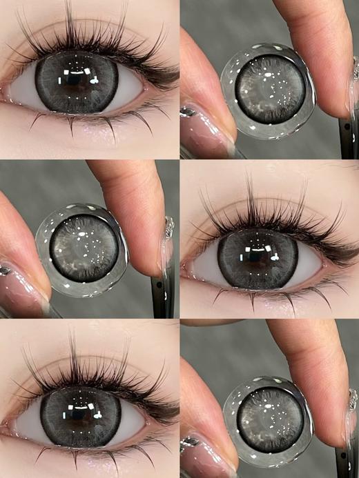 papadox日抛 关掉月亮 灰黑 14.5mm 日抛无售后！！ 商品图5