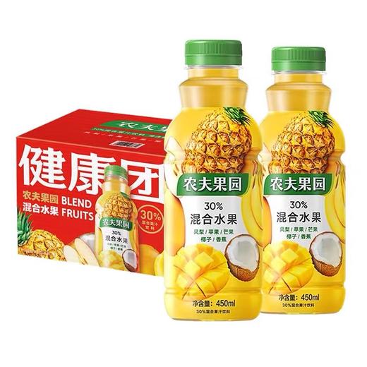 农夫果园30%混合水果凤梨味450ml*15瓶 商品图0