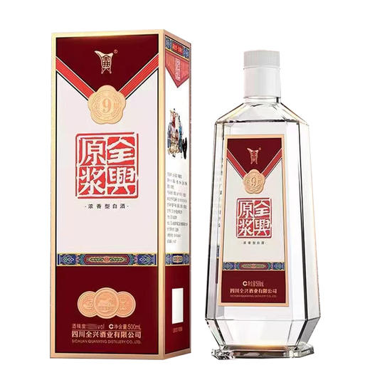 [白酒]全兴 荣耀9浓香型白酒38度500ml 商品图0