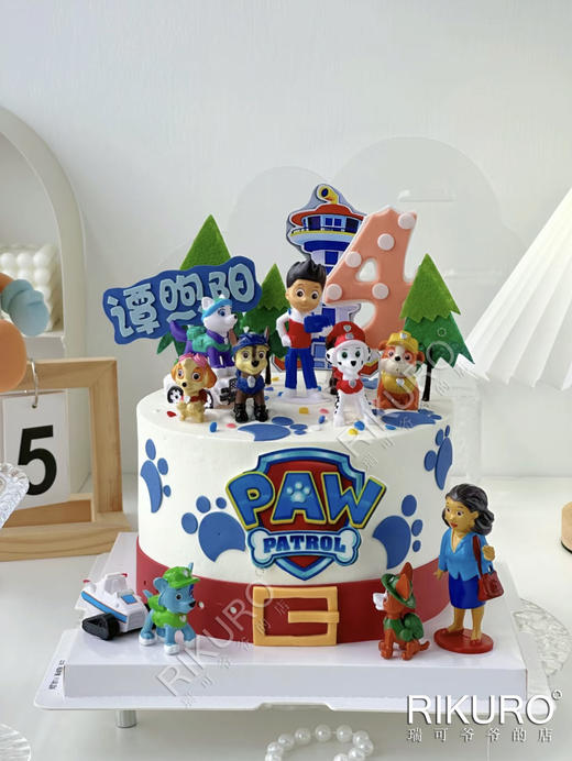 🐶汪汪队立大功 | 翻糖造型鲜果蛋糕 商品图0