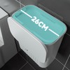 卫生间垃圾桶厕所家用带盖有盖壁挂式夹缝厨房收纳桶洗手间翻盖筒 商品缩略图2