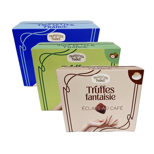法国巧克魔松露形巧克力200g 咖啡味/榛子味/原味全新包装代可可脂巧克力 045246/045247/045248 商品图1