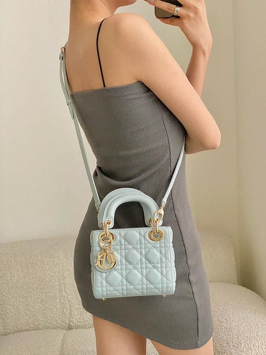 三格戴妃包 〰️湖水蓝 商品图1