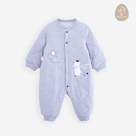 【秋冬保暖棉衣连体衣】卓儿宝宝加厚保暖纯棉棉衣家居服婴儿连体衣爬爬服适合6个月-2岁