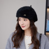 秋冬【日系兔毛画家帽女】户外 保暖时尚 贝雷帽子 商品缩略图2