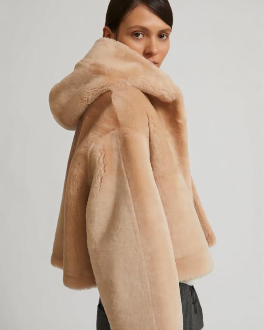 Yves Salomon - Jacket IML - 女装 - 夹克 - 淡橙色 商品图2