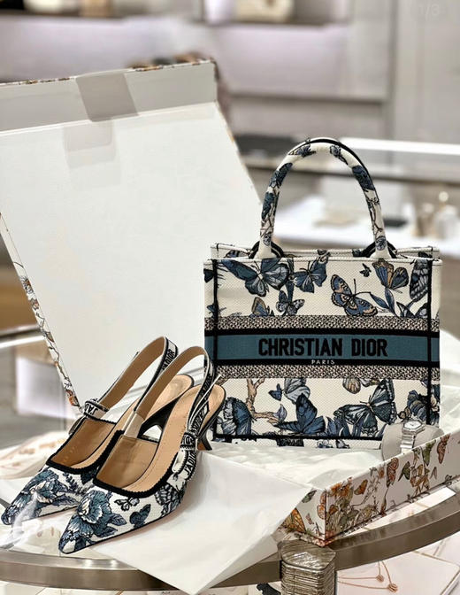 Dior托特小号-蓝蝴蝶 商品图2