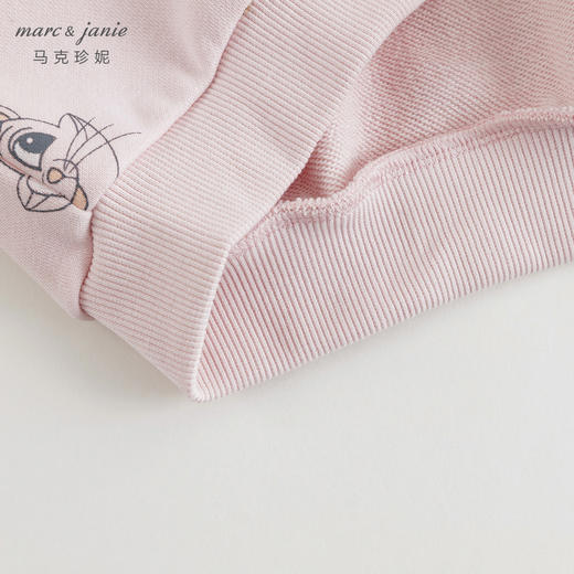 马克珍妮女童连帽卫衣儿童超舒棉宽松卡通上衣外套春装新款240077 商品图3