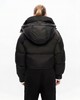Shoreditch Ski Club - Woven Willow Ivy Short Puffer - Black W/Soft White Trims - 女装 - 滑雪夹克 - 黑色白边 商品缩略图3