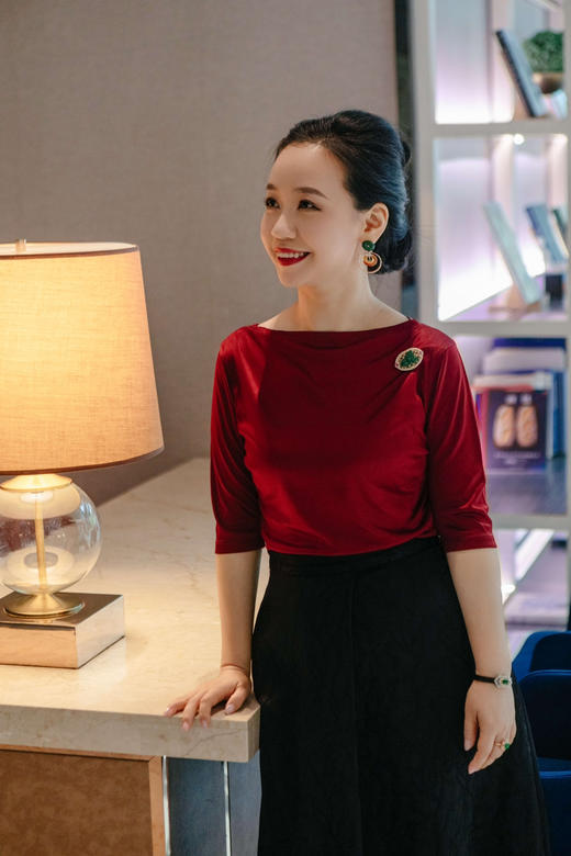 【环环相扣】红玛瑙绿翠耳坠     EZ12304023 商品图6