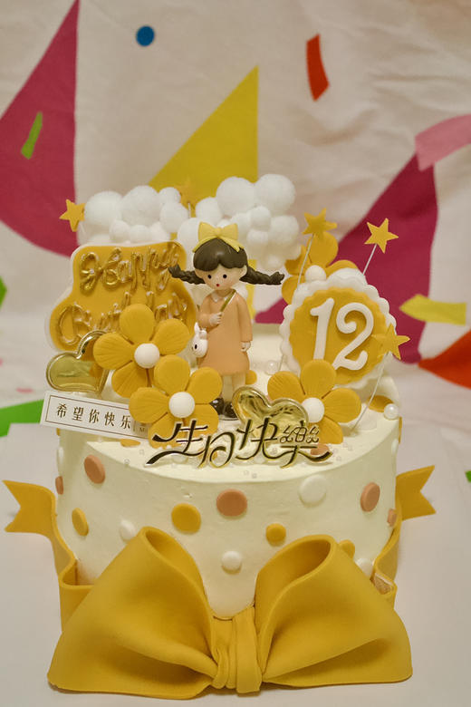 蝴蝶结翻糖蛋糕 商品图2