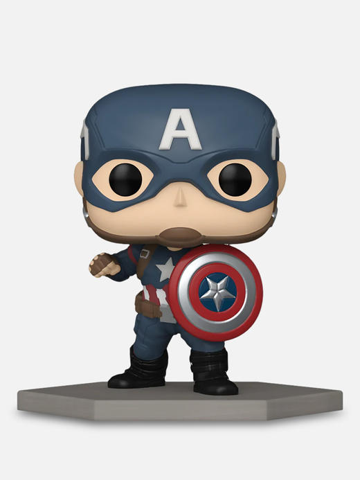 Funko POP Marvel CW BAS Captain America 美漫 美国队长3内战 打造场景POP公仔美国队长限定款手办 70101 商品图3