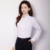 【含桑蚕丝】罗蒙女士长袖衬衫商务通勤简约百搭清新日常上装开衫女 商品缩略图5
