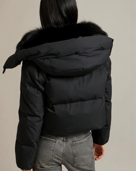 Yves Salomon - Puffer Jacket CB - 女装 - 羽绒夹克 - 黑色 商品图5